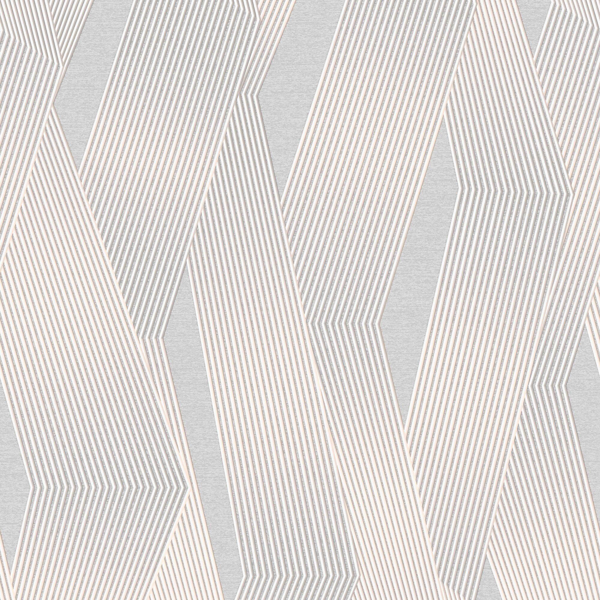 VLIESTAPETE  - Hellgrau, Basics, Papier/Kunststoff (52/1000cm) - Xora