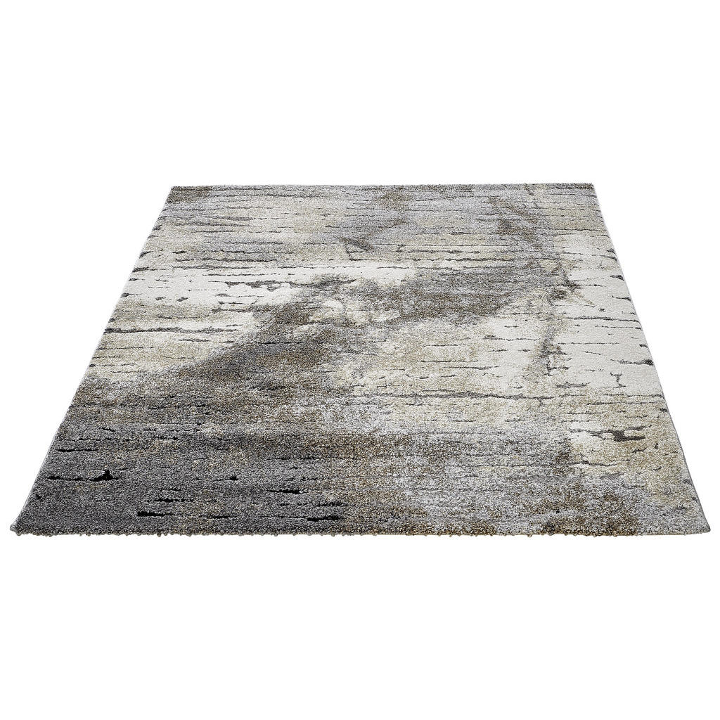 Thumbnail - Novel Webteppich Timber, Anthrazit, Creme, Grau, Dunkelgrau, Textil, Graphik, rechteckig, 160x225 cm, Textiles Vertrauen...