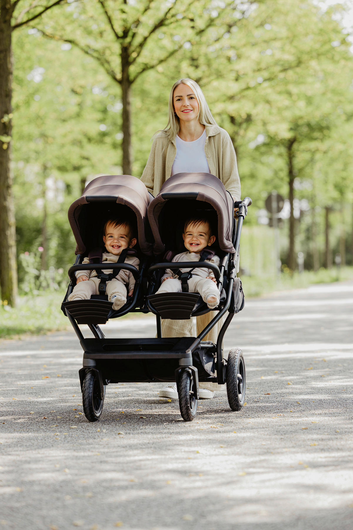 ZWILLINGSWAGEN  - Anthrazit, Basics, Metall (78,5/110/108cm) - TFK