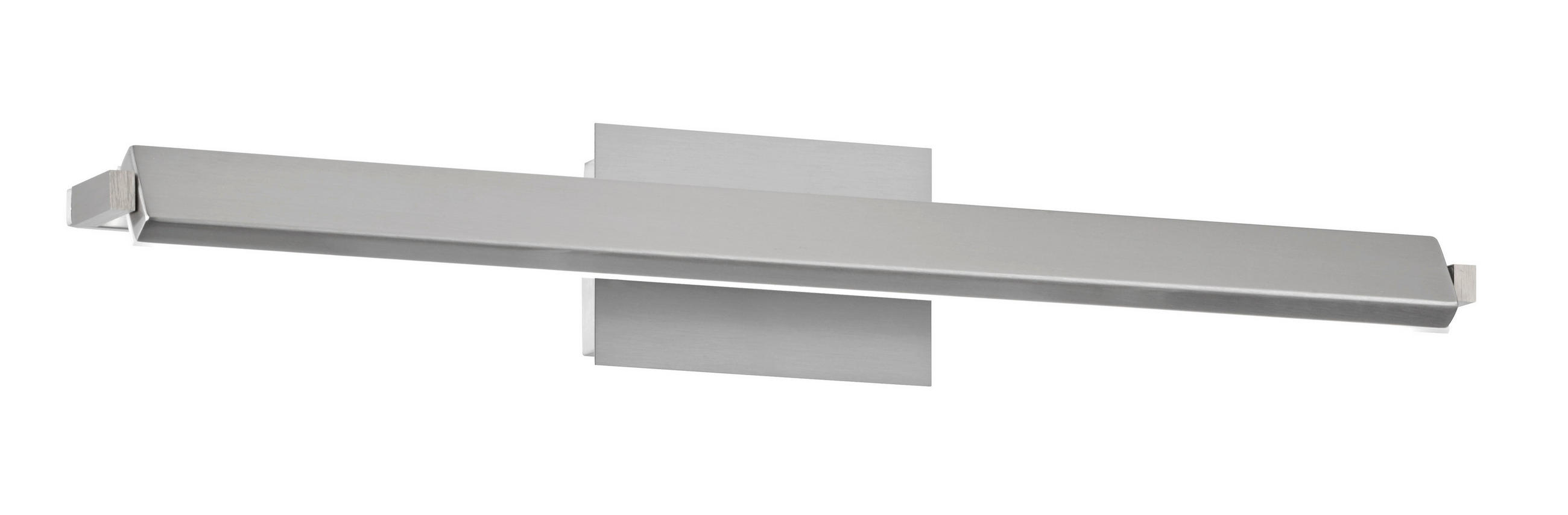 LED-WANDLEUCHTE   - Nickelfarben, Design, Kunststoff/Metall (10/60/11cm) - Fischer & Honsel