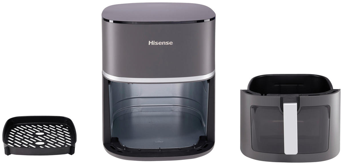 HEIßLUFTFRITTEUSE 5,2 l  - Schwarz, Basics, Kunststoff (37,2/27,6/29,5cm) - Hisense
