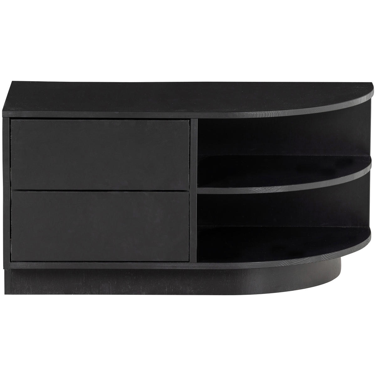 LOWBOARD Finca  in 78/40/40 cm  - Schwarz, Design, Holz (78/40/40cm) - Livetastic