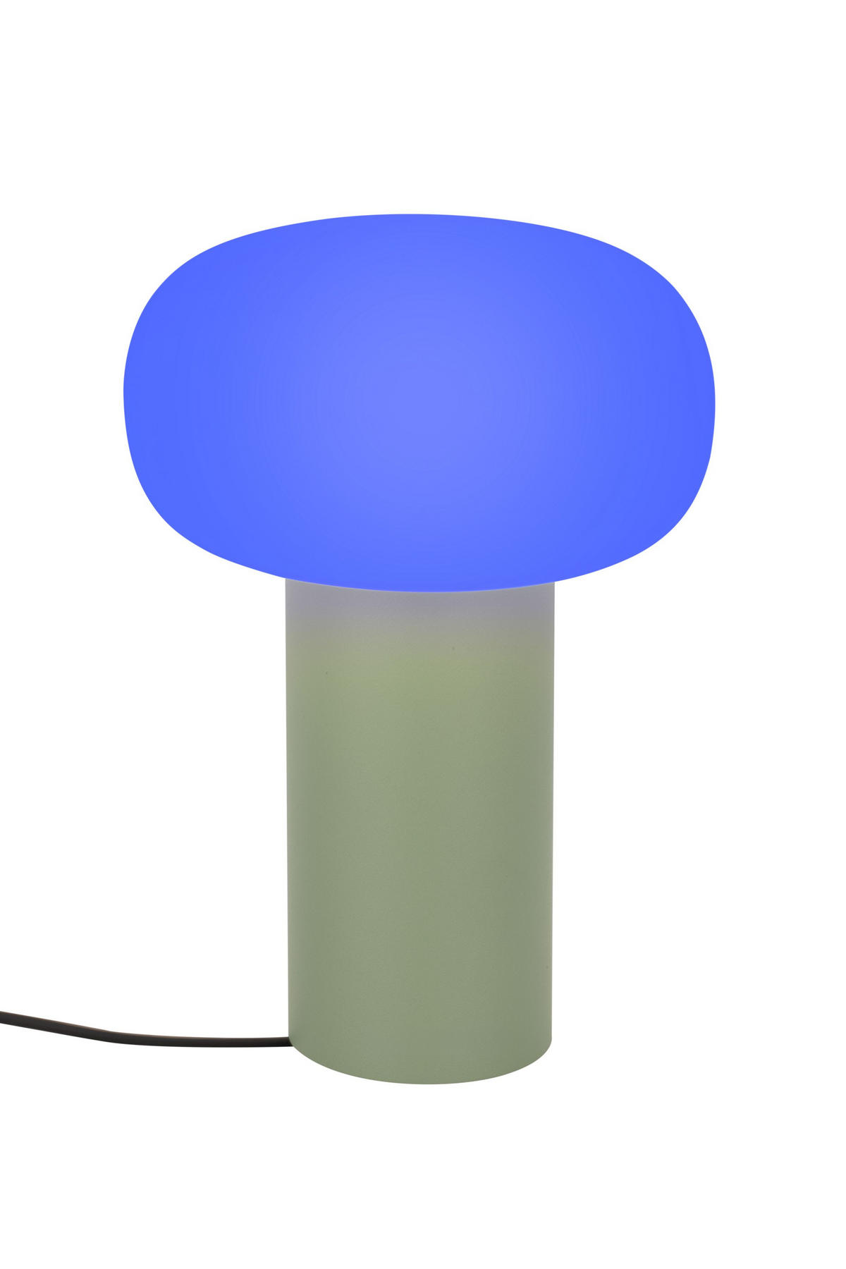 PORTABEL LAMPA 13/19 cm   - vit/grön, Trend, metall/glas (13/19cm) - Dieter Knoll