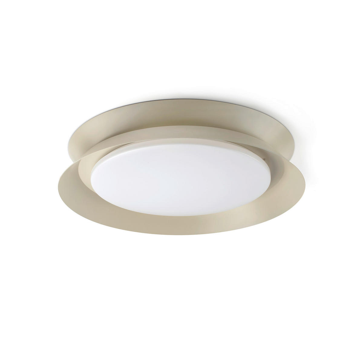 LED-DECKENLEUCHTE 45/8.2 cm   - Greige, KONVENTIONELL, Kunststoff (45/8.2cm)