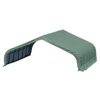 ZELTGARAGE  - Dunkelgrün, Basics, Kunststoff (610/670/320cm) - Ambia Garden