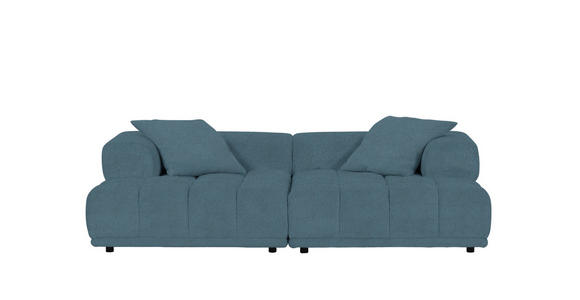 SOFAELEMENT  in Flachgewebe Petrol  - Graublau/Petrol, KONVENTIONELL, Kunststoff/Textil (125/66/155cm) - Carryhome