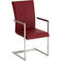 ARMLEHNSTUHL in Rot, Edelstahlfarben - Edelstahlfarben/Rot, Design, Textil/Metall (51/102/53cm) - Dieter Knoll ARMLEHNSTUHL in Rot, Edelstahlfarben - Edelstahlfarben/Rot, Design, Textil/Metall (51/102/53cm) - Dieter Knoll