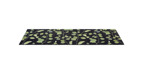 KÜCHENLÄUFER 50/150 cm Miabella Grün, Schwarz, Weiß  - Schwarz/Weiß, Design, Textil (50/150cm) - Esposa