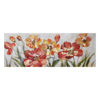 OLAJFESTMÉNY 150/55 cm  - sárga/piros, Natur, textil/fa (150/55cm) - Monee