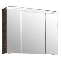 SPEGELSKÅP  - grå, Basics, trämaterial/glas (96/72,3/17cm) - Sadena