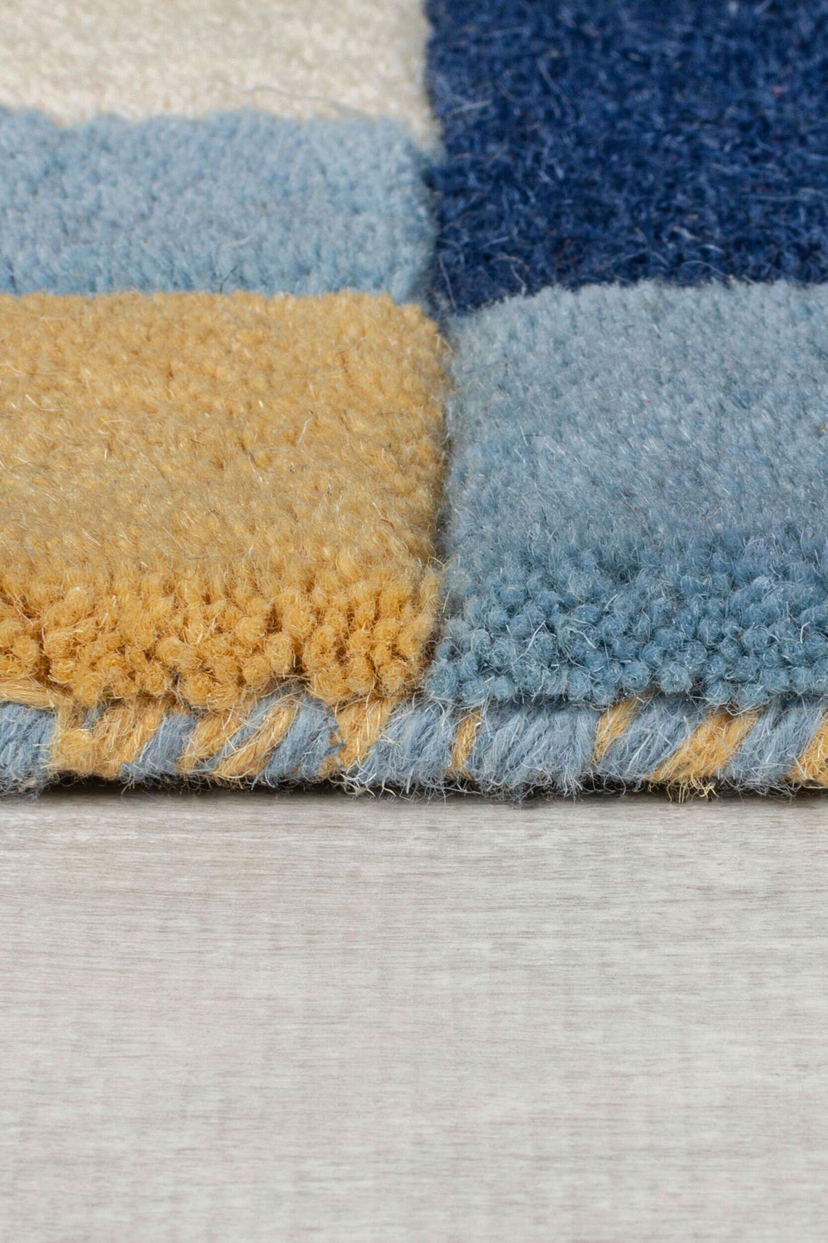 WOLLTEPPICH 160/230 cm Blau, Gelb  - Blau/Gelb, MODERN, Textil (160/230cm) - Xora