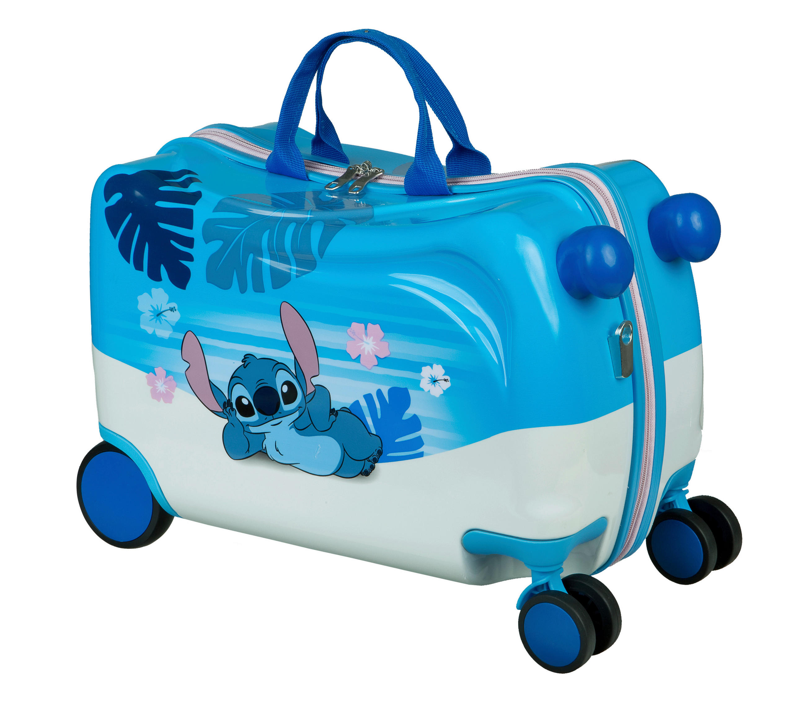 REISEKOFFER Hellblau, Hellrosa, Perlmutt  - Hellrosa/Perlmutt, Basics, Kunststoff (47,50/23/32cm) - Disney