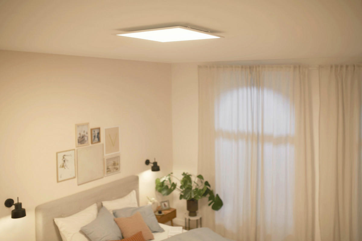 LED-DECKENLEUCHTE Touch ceiling CL560 60/4,2/60 cm   - Weiß, Basics, Kunststoff (60/4,2/60cm) - Philips