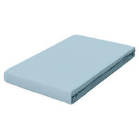 SPANNLEINTUCH 140-160/200-220 cm Jersey  - Hellblau, Basics, Textil (140-160/200-220cm) - Schlafgut