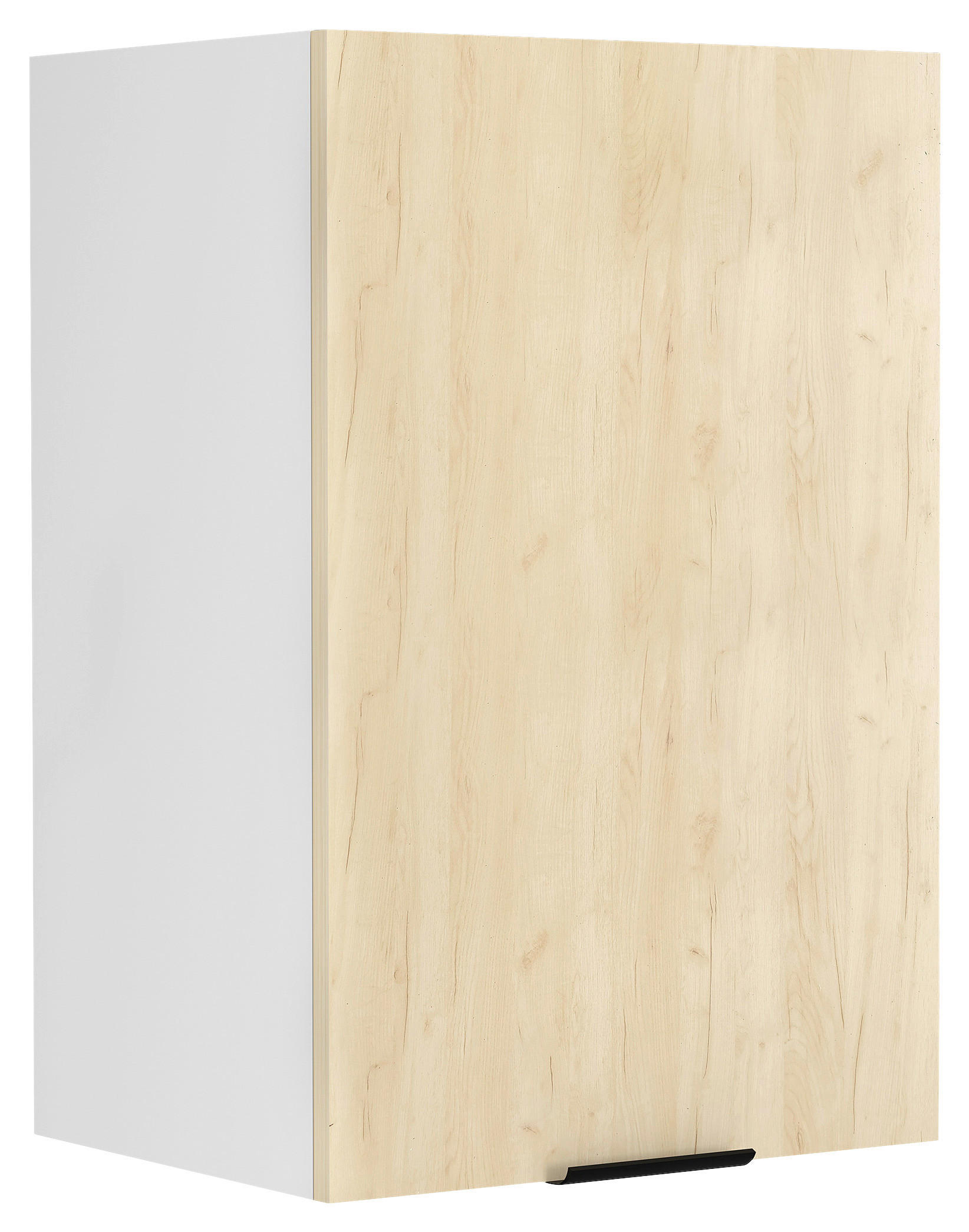KÜCHENOBERSCHRANK 40/60/31 cm  in Weiß, Honigeiche  - Honigeiche/Schwarz, Trend, Holzwerkstoff/Kunststoff (40/60/31cm) - MID.YOU