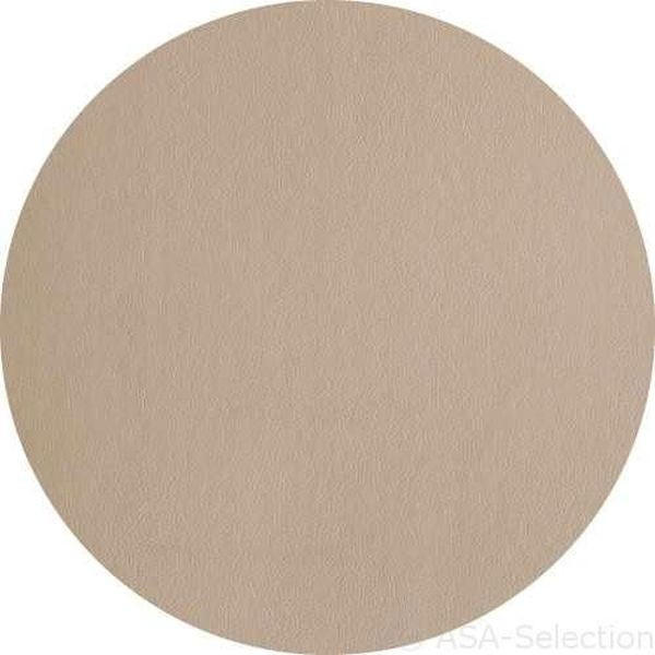 TISCHSET Leather optic fine Kunststoff Beige 38 cm  - Beige, Basics, Kunststoff (38cm) - ASA