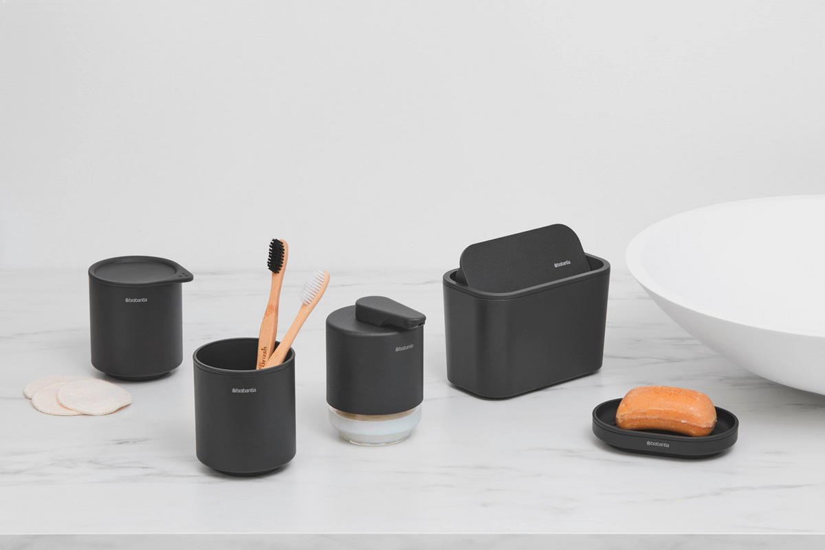 ABFALLEIMER MINDSET  - Grau, Basics, Kunststoff (15/9.9/8.6cm) - Brabantia