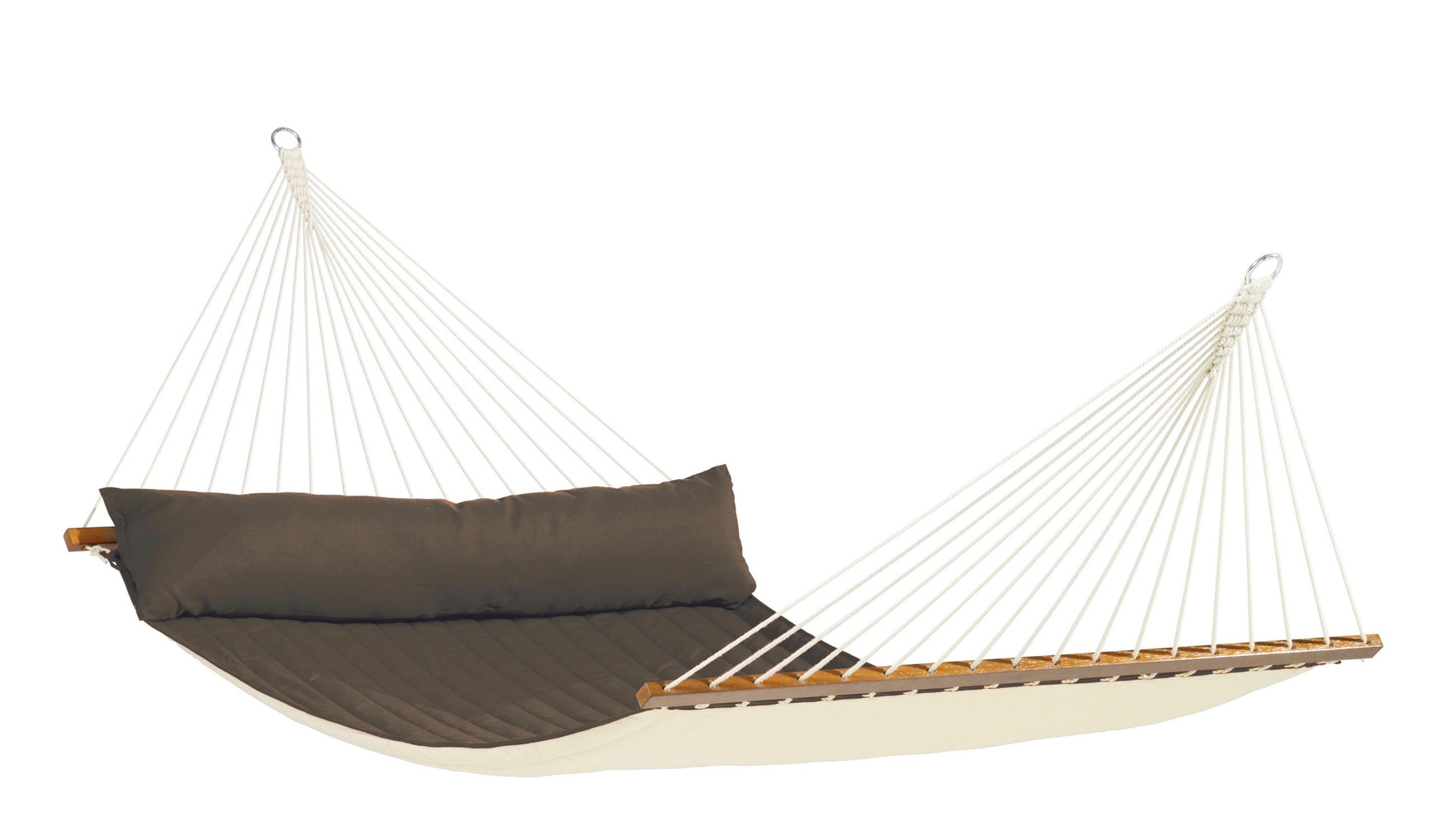 HÄNGEMATTE kingsize bar outd.  - Dunkelbraun, KONVENTIONELL, Holz/Textil (140/400cm) - La Siesta