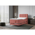 BOXSPRINGBETT 100/200 cm  in Rosa  - Schwarz/Rosa, Natur, Textil/Metall (100/200cm) - Esposa