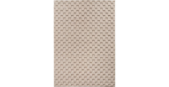 FLACHWEBETEPPICH 60/110 cm HELIX Beige  - Beige, Basics, Kunststoff/Textil (60/110cm) - Novel