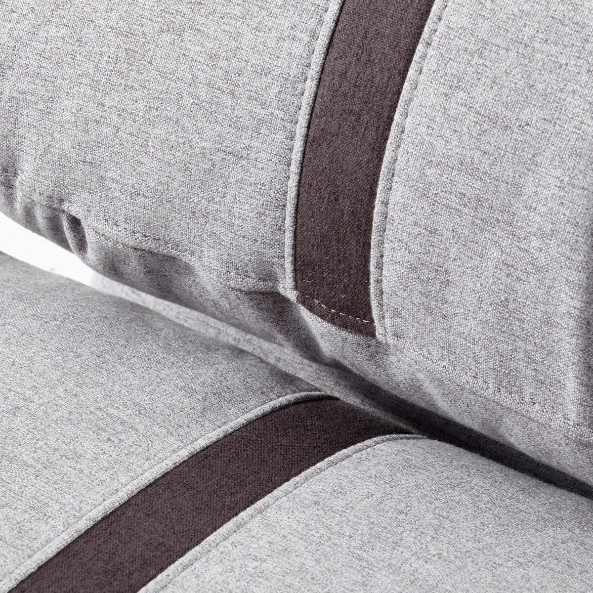 SCHLAFSESSEL  in Webstoff Hellgrau  - Dunkelgrau/Hellgrau, Design, Textil (78/58/82cm) - Livetastic