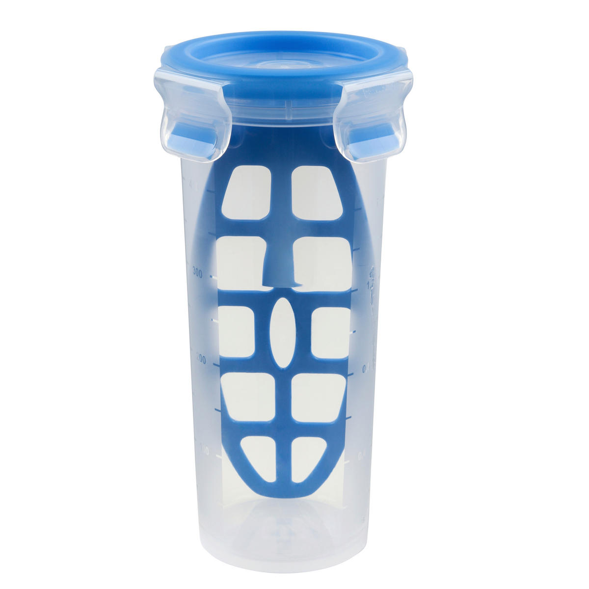 DRESSINGSHAKER Clip & Close  - Beere/Transparent, Basics, Kunststoff (0,5l) - Emsa