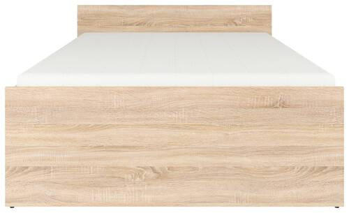 POSTELJA 120 cm   x 200 cm  , les, leseni material hrast sonoma  - hrast sonoma, Moderno, leseni material/les (120/200cm) - MID.YOU