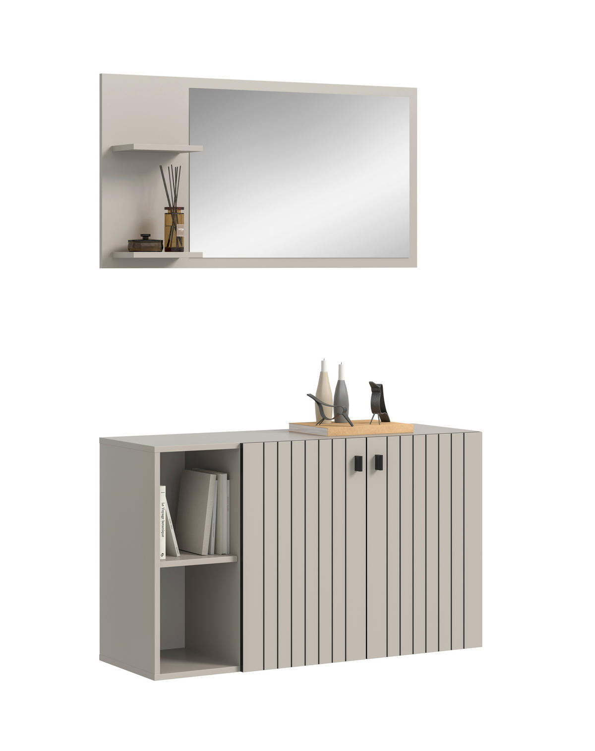 GARDEROBE  in 106/192/37 cm  - Kaschmir, Design, Holzwerkstoff (106/192/37cm) - MID.YOU