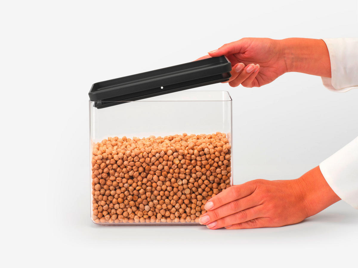 POSODA ZA SHRANJEVANJE  TASTY+  22/20,2/11,2 cm           - temno siva/prozorno, Basics, umetna masa (22/20,2/11,2cm) - Brabantia