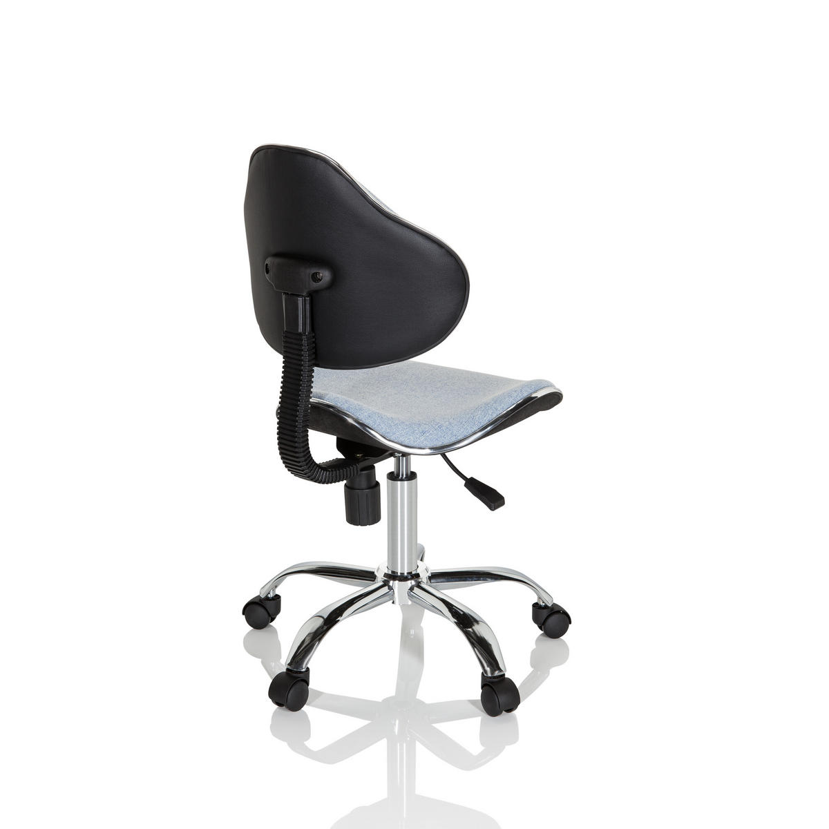 OTOČNÁ ŽIDLE PRO MLÁDEŽ, světle modrá - světle modrá, Basics, plast (47/87-98/49cm) - MID.YOU