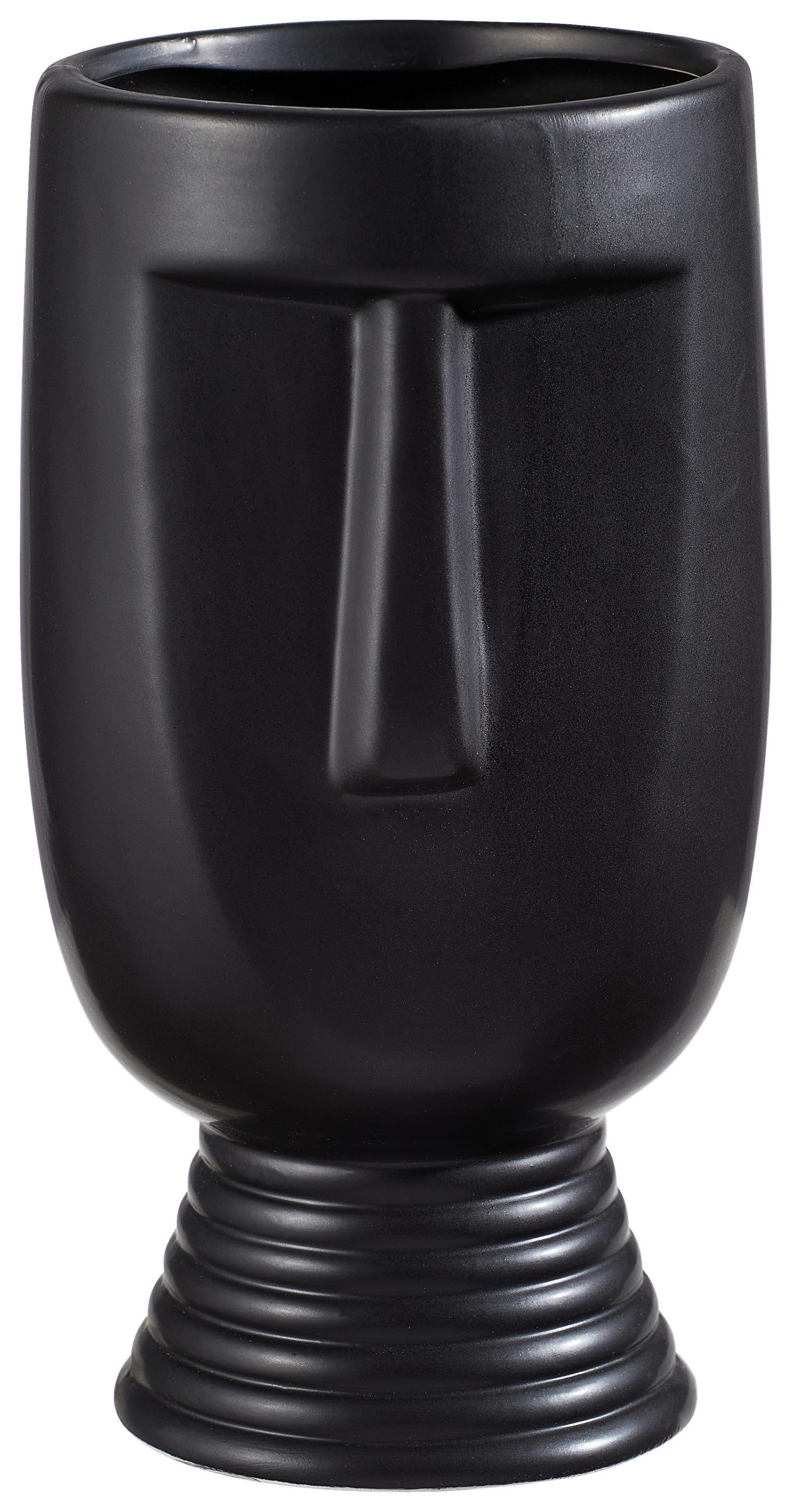DEKOVASE  - Schwarz, Basics, Keramik (11/20/11cm)