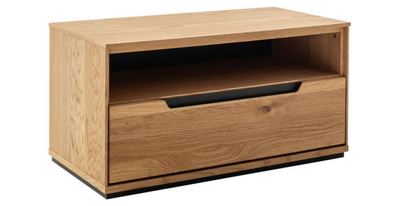 GARDEROBENBANK  in 79/41/41 cm  - Wildeiche/Eichefarben, Natur, Holz/Holzwerkstoff (79/41/41cm) - Linea Natura