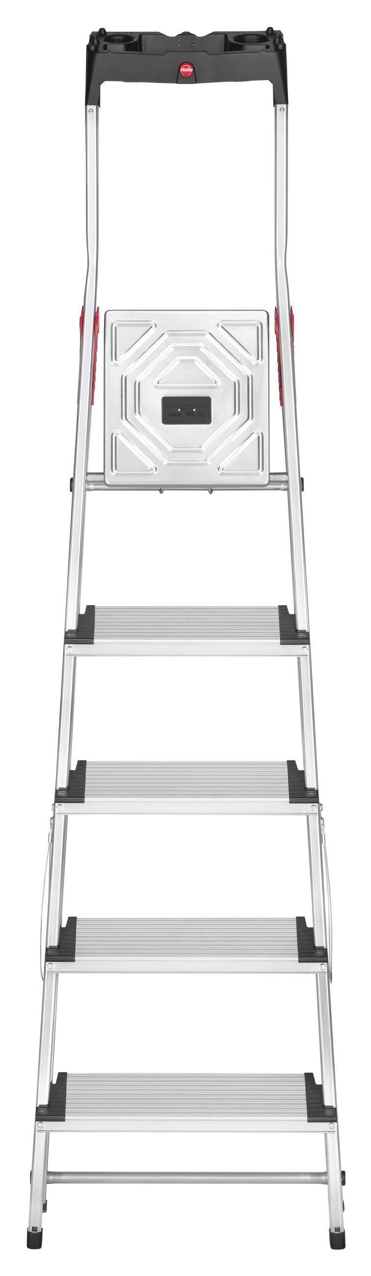 LEITER - Silberfarben, Basics, Kunststoff/Metall (48/168/101cm) - Hailo