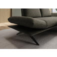 ECKSOFA  in Flachgewebe Braun  234/155 cm  - Schwarz/Braun, Design, Textil/Metall (234/155cm) - Dieter Knoll