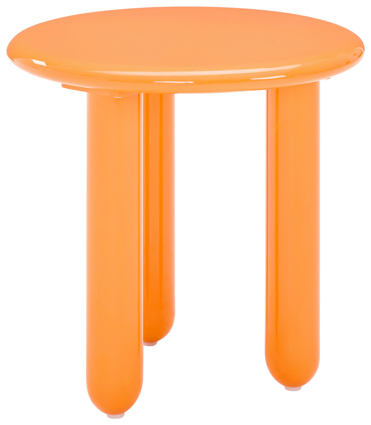 BEISTELLTISCH 50/50/50,5 cm Orange rund  - Orange, Design, Holzwerkstoff (50/50/50,5cm) - Novel