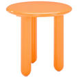 BEISTELLTISCH 50/50/50,5 cm Orange rund  - Orange, Design, Holzwerkstoff (50/50/50,5cm) - Novel
