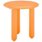 BEISTELLTISCH 50/50/50,5 cm Orange rund  - Orange, Design, Holzwerkstoff (50/50/50,5cm) - Novel