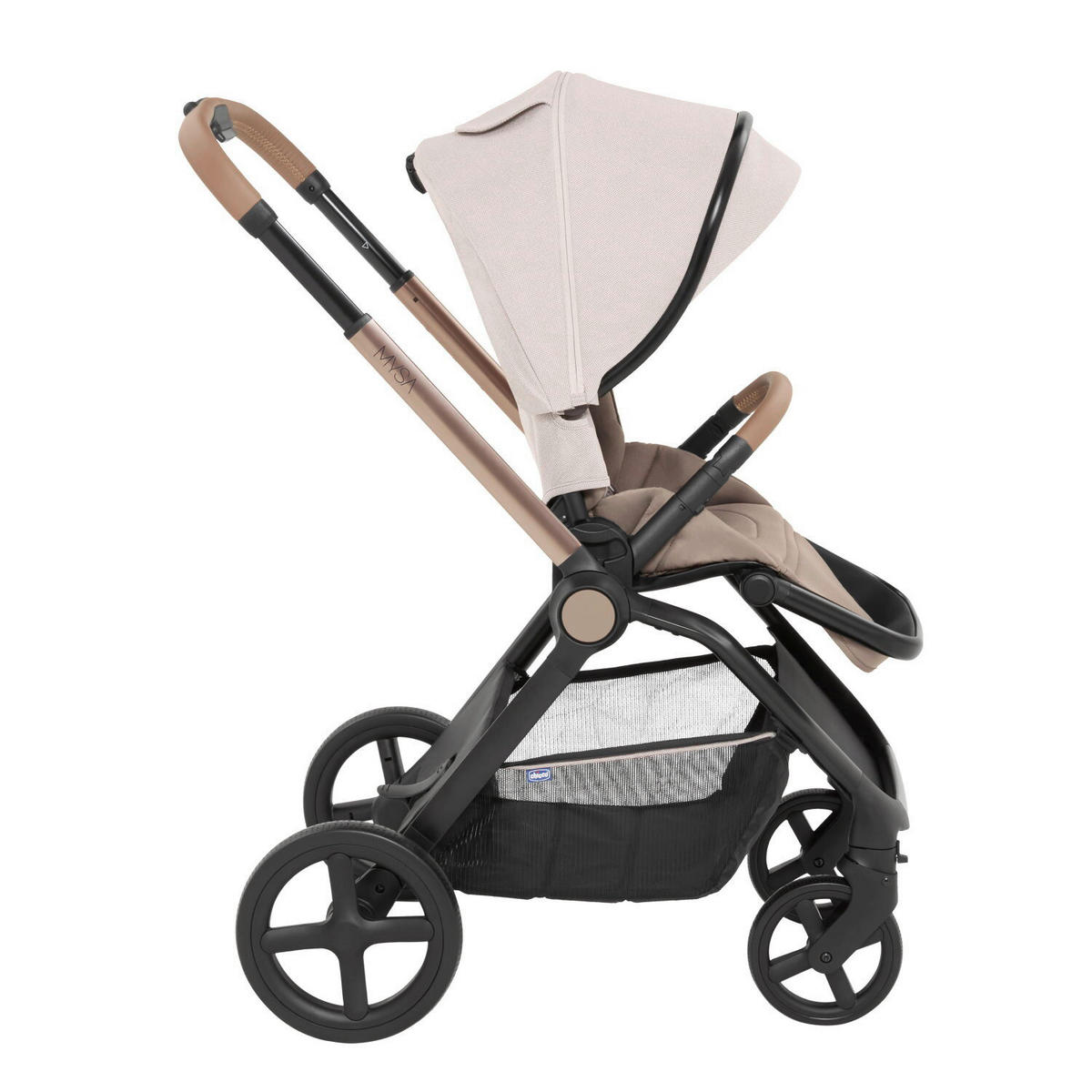 BUGGY MYSA  - Beige, Basics, Textil/Metall (56/89/92-108cm) - Chicco