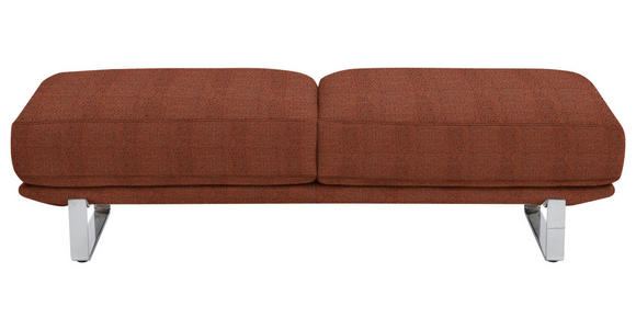 HOCKER in Textil Rostfarben  - Rostfarben, Design, Textil/Metall (160/44/60cm) - Dieter Knoll