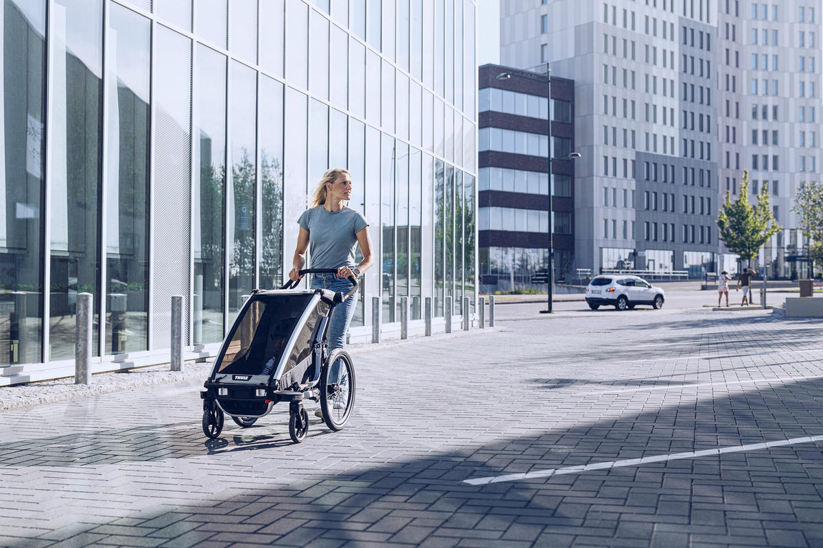 FAHRRADANHÄNGER   Chariot Lite 2  - Grün, Basics, Metall (80/114,5/94cm) - Thule