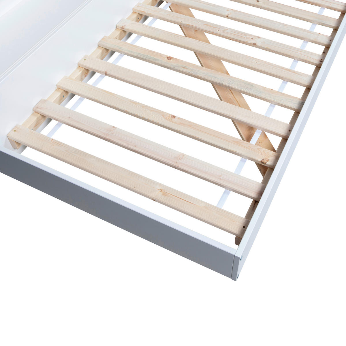 BETT 90/200 cm  in Weiß  - Weiß, Design, Holz (90/200cm) - Livetastic