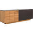 SIDEBOARD - Eichefarben/Braun, Natur, Glas/Holz (224/74/51.8cm) - Voglauer SIDEBOARD - Eichefarben/Braun, Natur, Glas/Holz (224/74/51.8cm) - Voglauer
