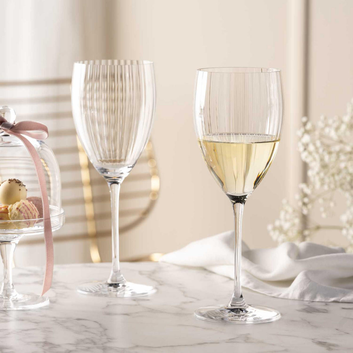 GLÄSERSET Poesia 6-teilig  - Transparent, Trend, Glas (8,5/23/8,5cm) - Leonardo