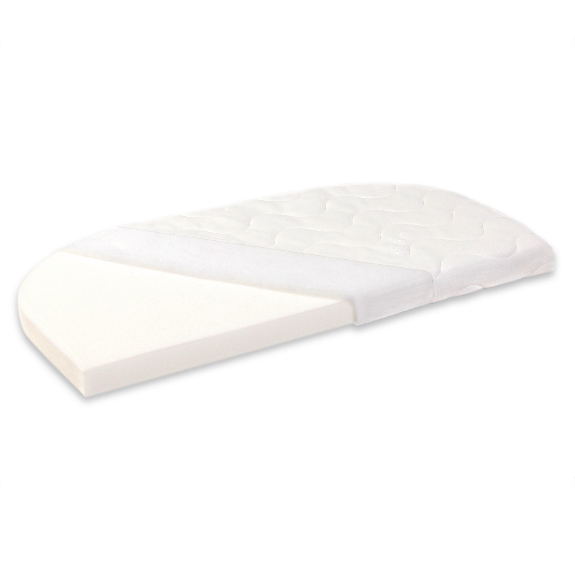 BEISTELLBETTMATRATZE 89/49,5/6 cm  - Basics, Textil (89/49,5/6cm) - Babybay