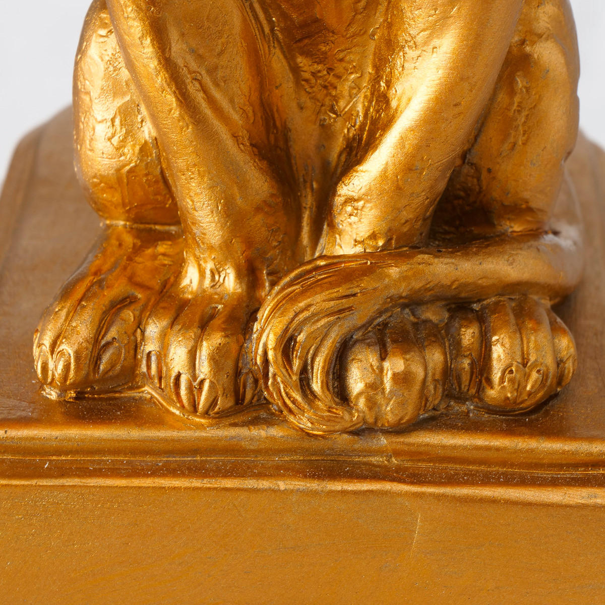 SVJETILJKA STOLNA  - zlatne boje/crna, Trend, tekstil/plastika (23/51cm)