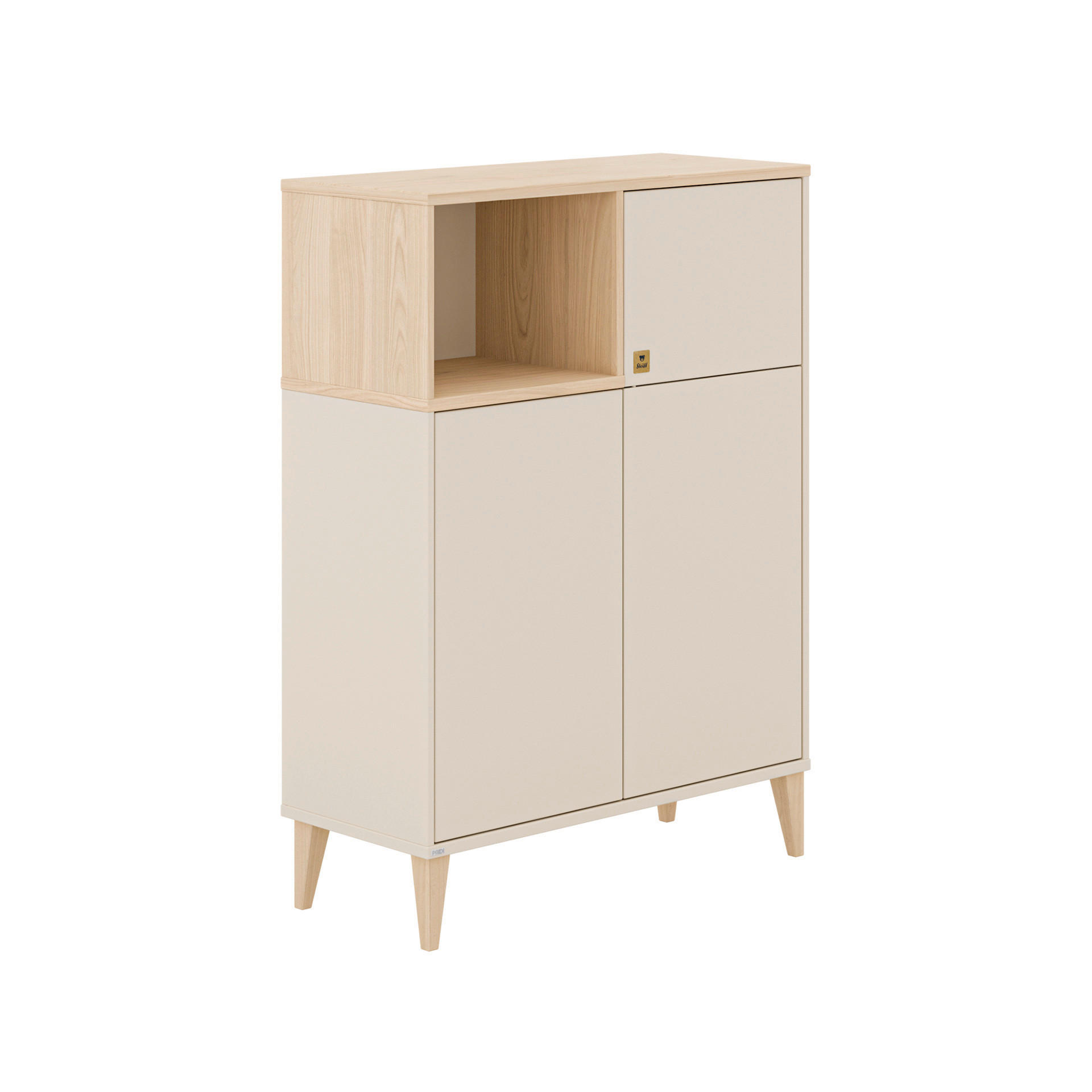 Paidi Highboard Mila \u0026 Ben Buche, Beige 94.8x129.6x40.1 cm