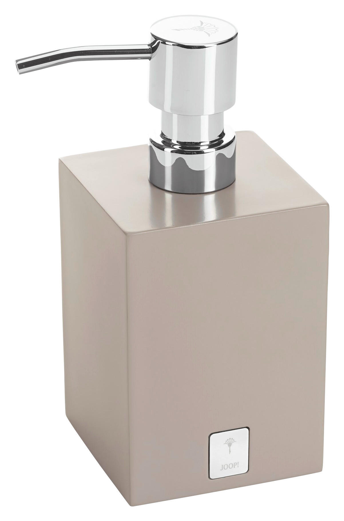 SEIFENSPENDER Bathline  - Beige/Grau, Basics, Kunststoff (7,5/17/7,5cm) - Joop!