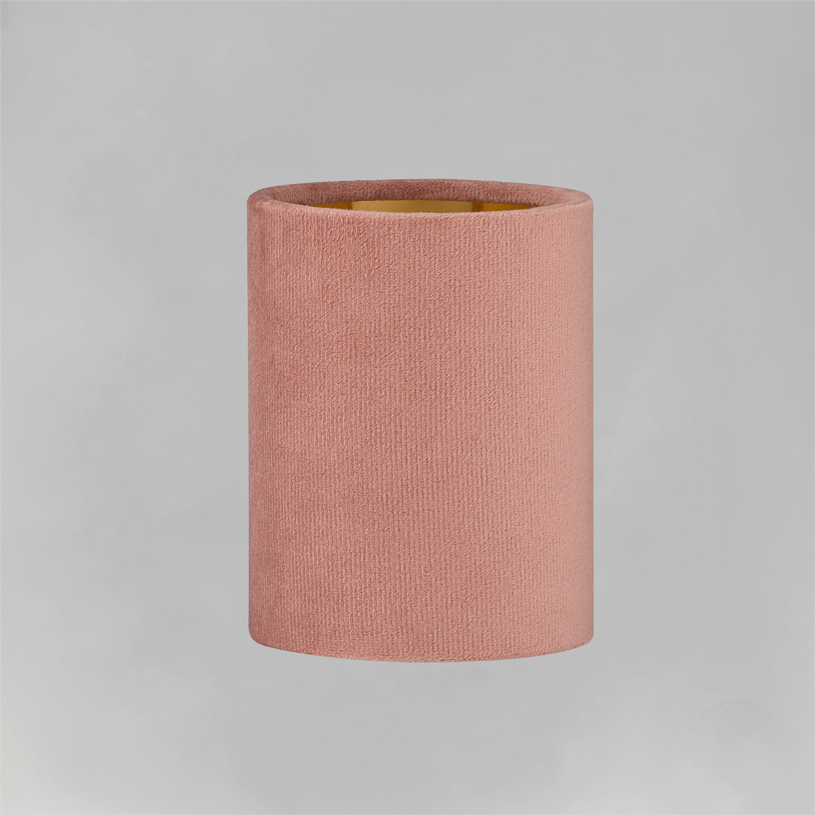 LEUCHTENSCHIRM - Goldfarben/Rosa, Basics, Textil (8,5/11cm) - Fischer & Honsel