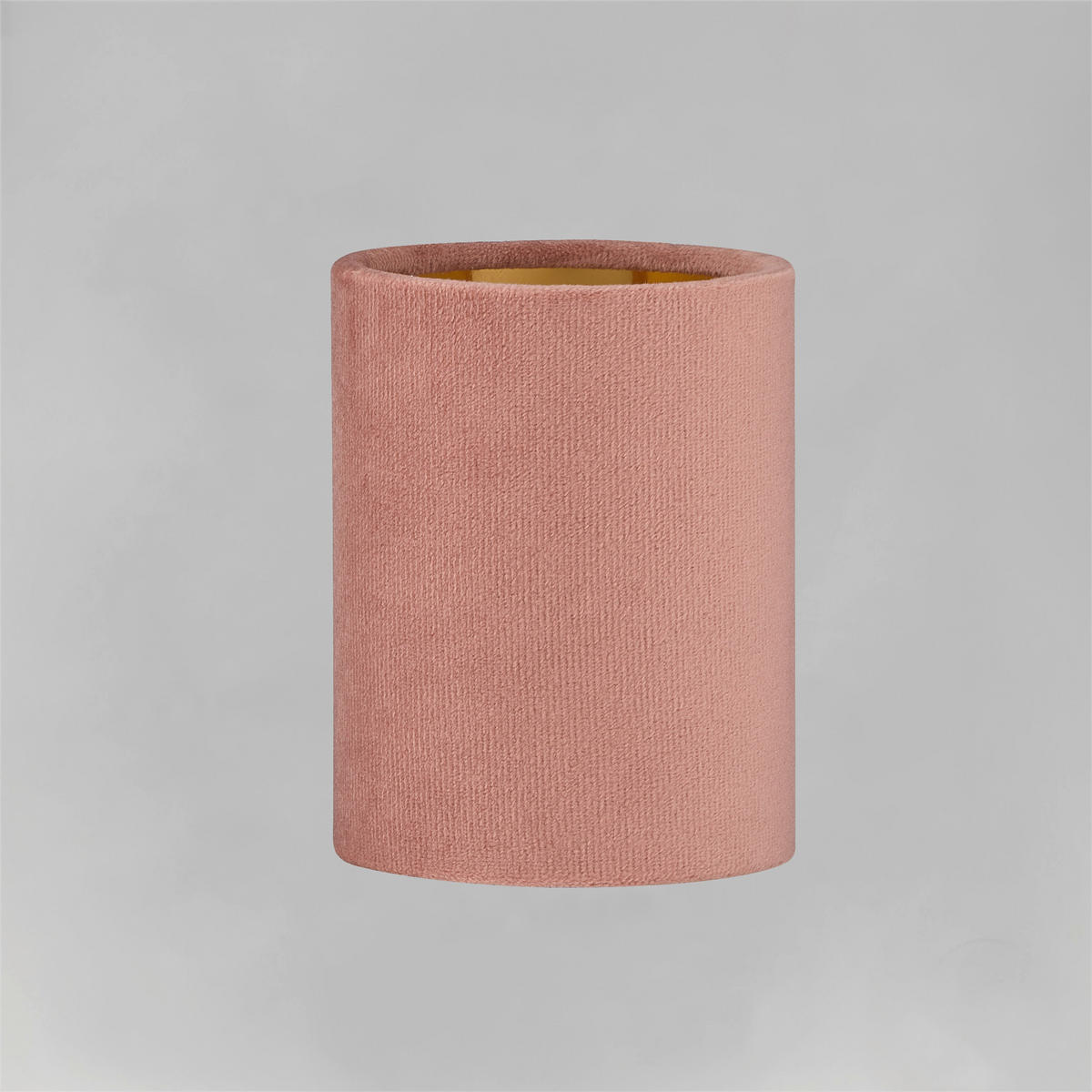 LEUCHTENSCHIRM - Goldfarben/Rosa, Basics, Textil (8,5/11cm) - Fischer & Honsel