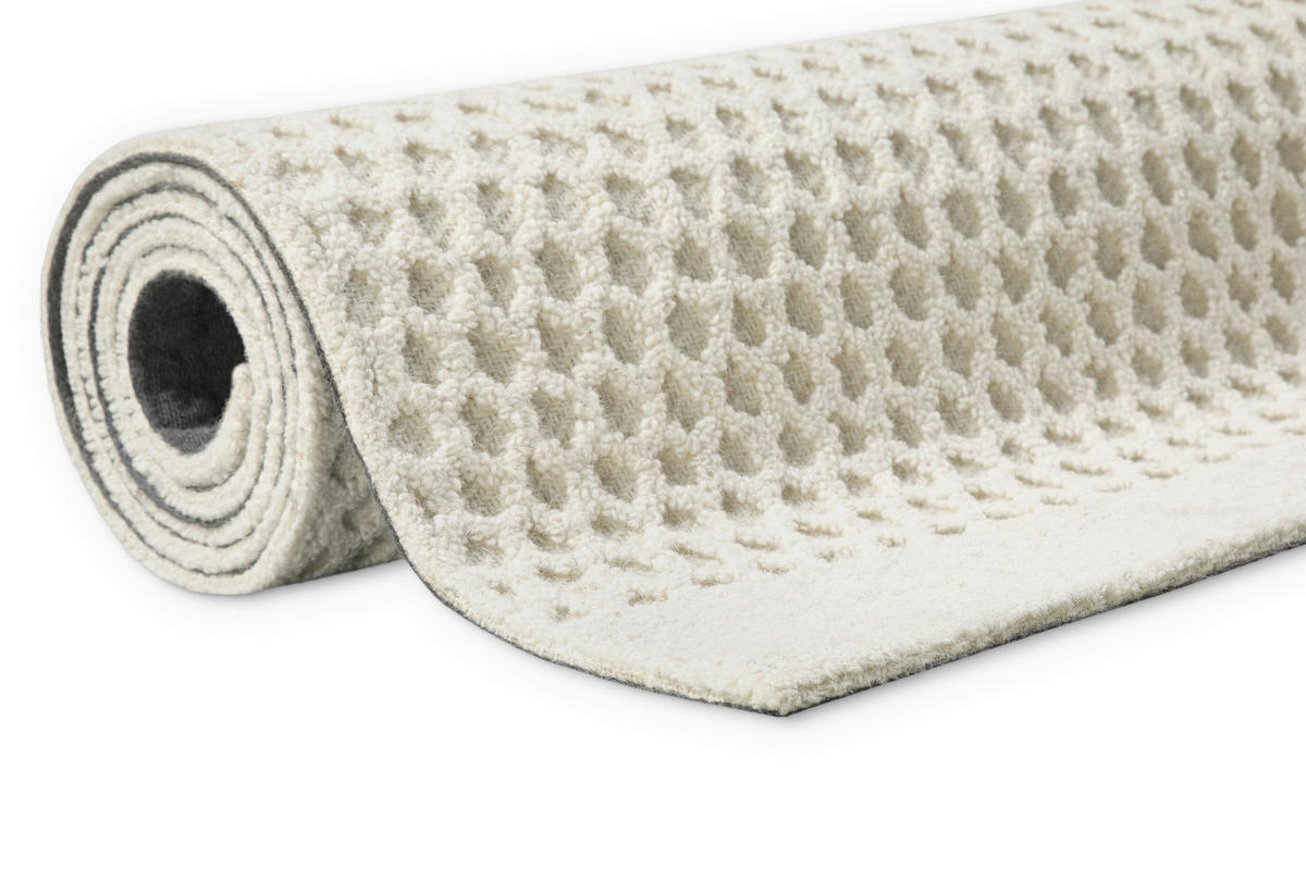 WEBTEPPICH Wohnzimmer 40/60 cm Hamptons Thirtyeight Creme rechteckig  - Creme, Design, Textil (40/60cm) - WECON HOME